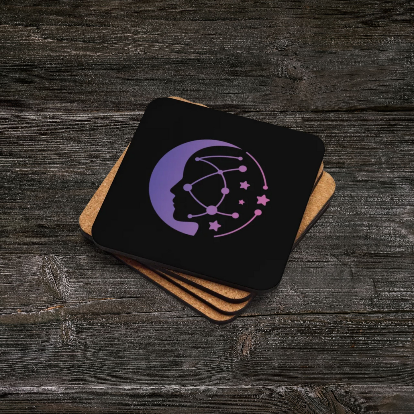 State of the World Forum Cork-Back Coaster