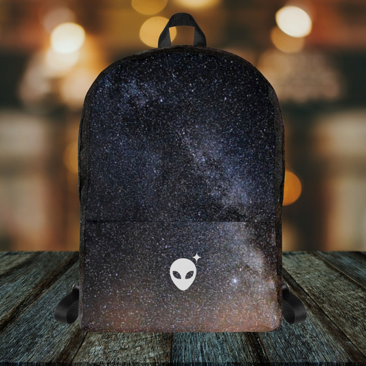 Alienhead Galaxy Print Backpack