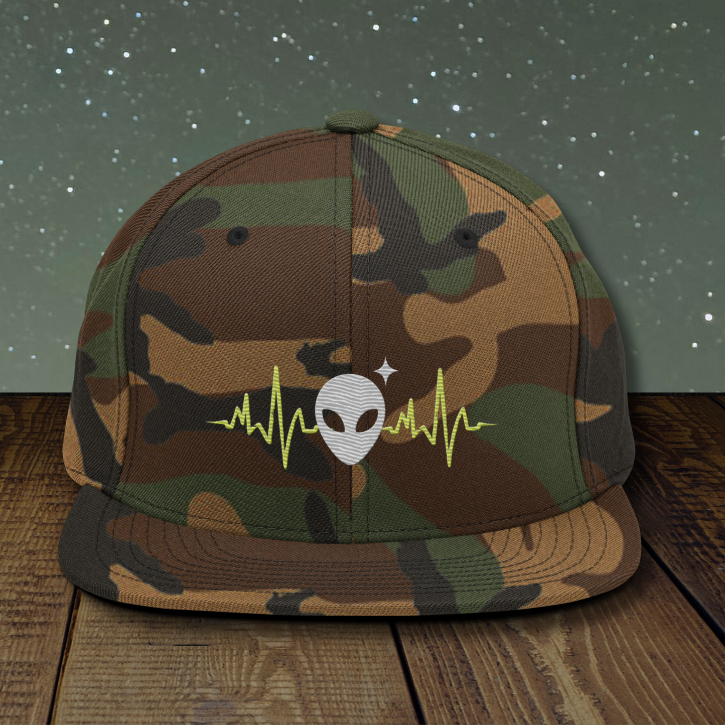 Camo Signal Snapback Hat