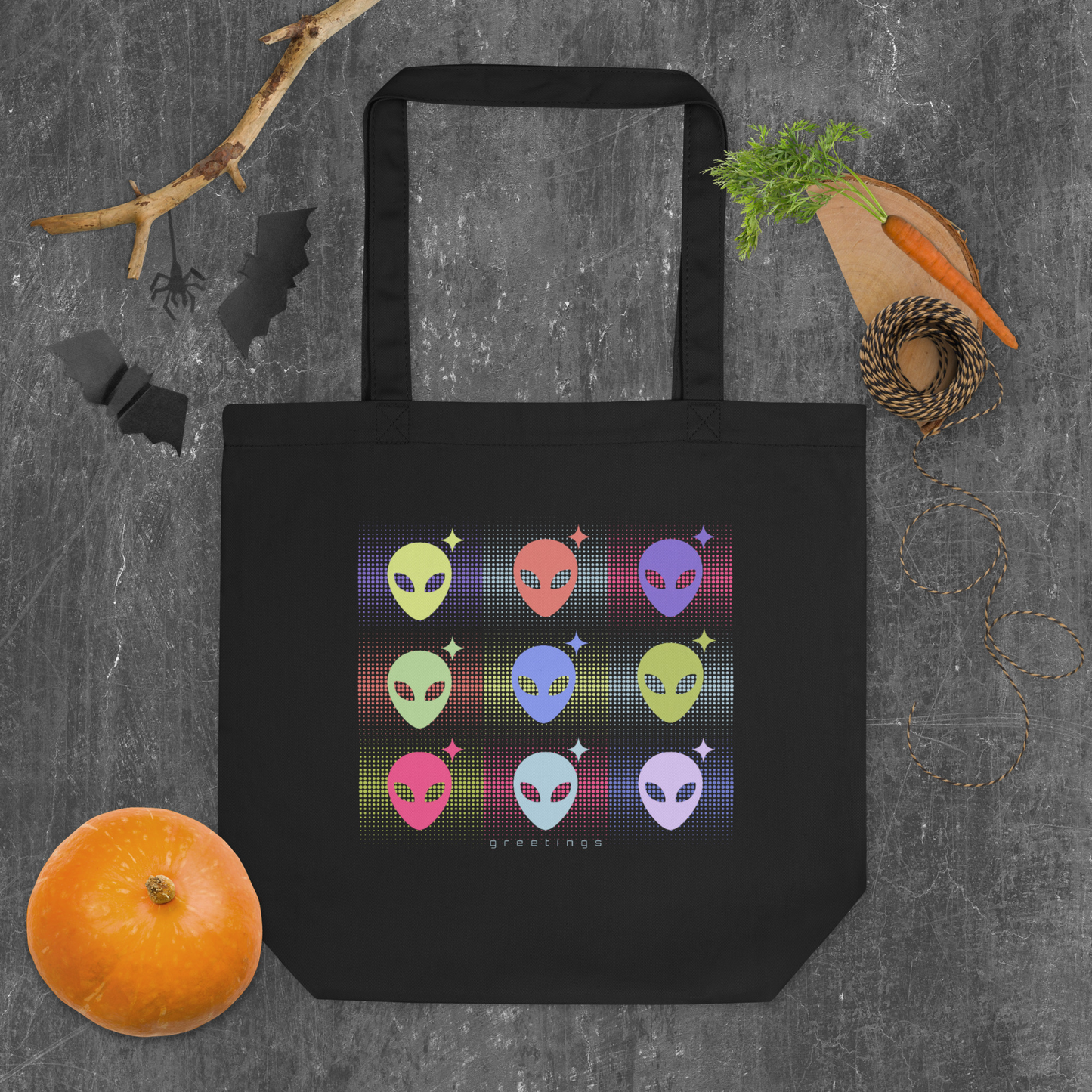 Alien Greetings Tote | Organic Cotton