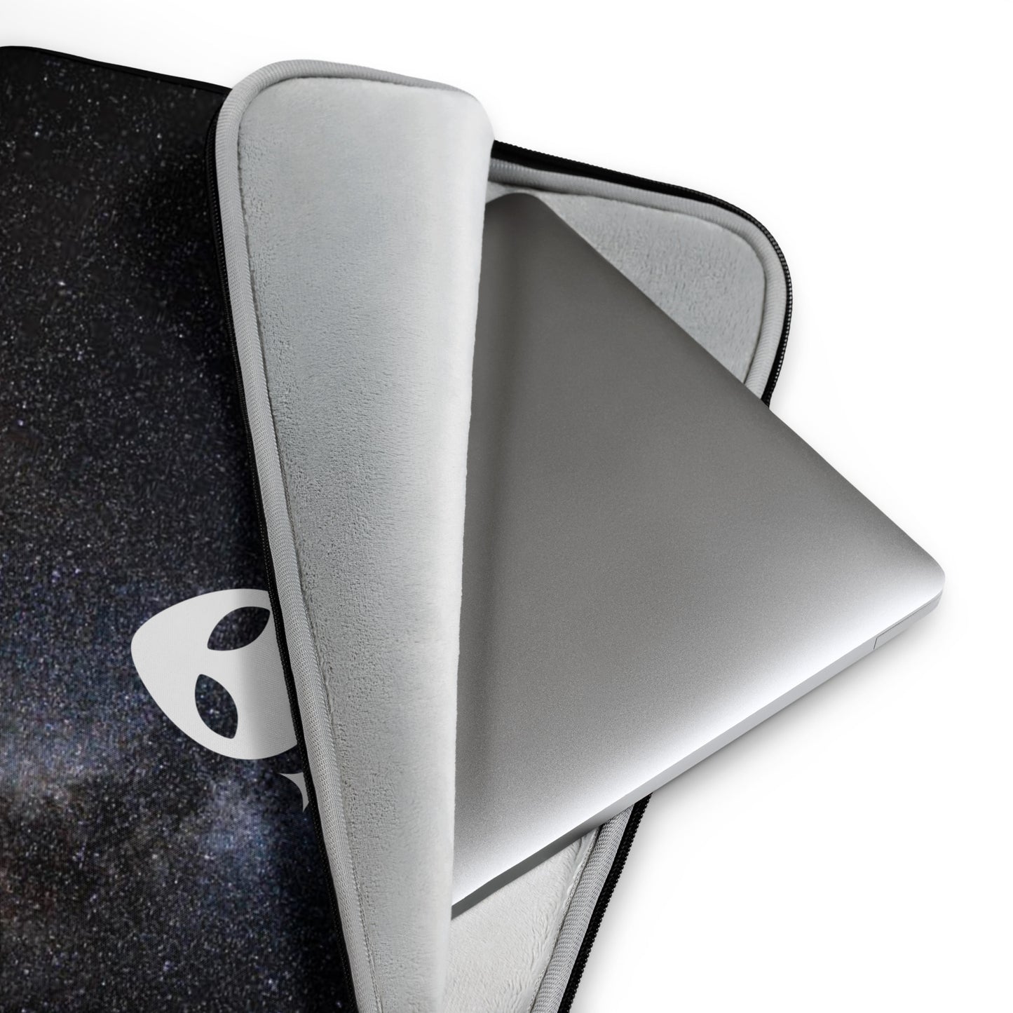 Alienhead Galaxy Print Laptop Sleeve