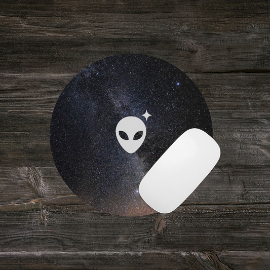 Alienhead Galaxy Print Mousepad