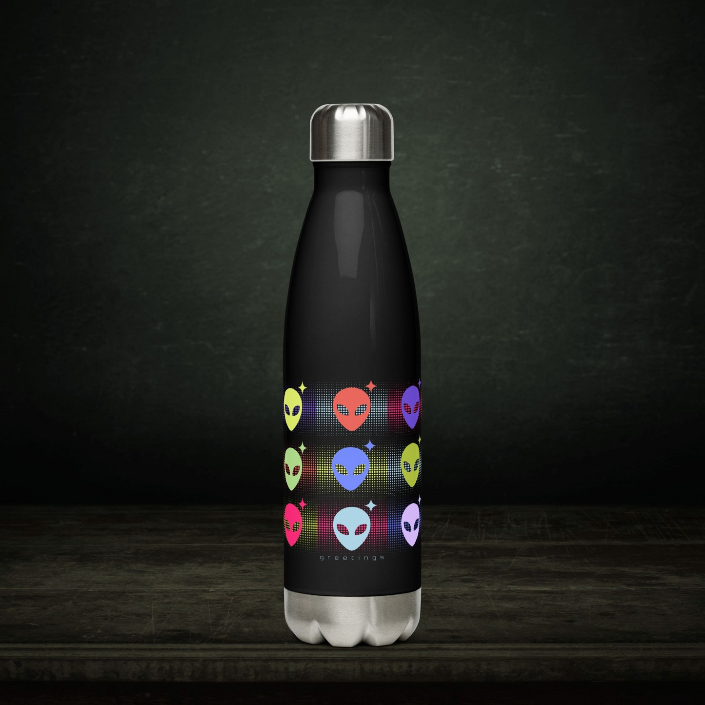 Alien Greetings Water Bottle