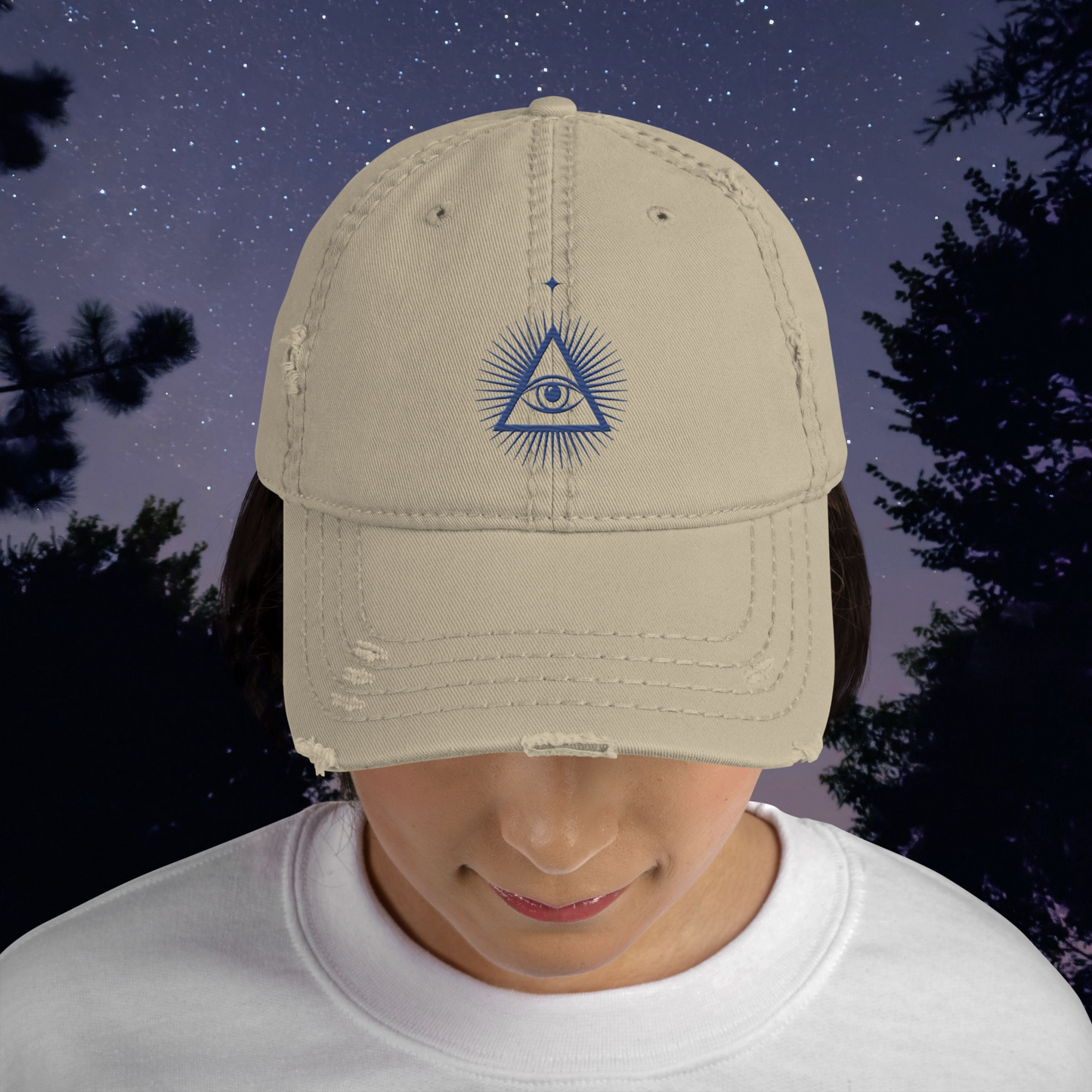 The Watchers Dad Hat | Cosmic Dune & Stellar Blue
