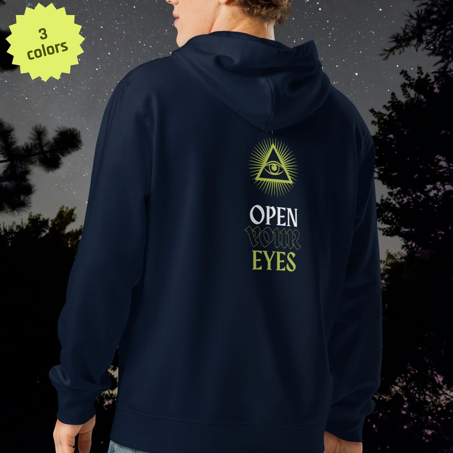 "Open Your Eyes" Hoodie | Organic Cotton