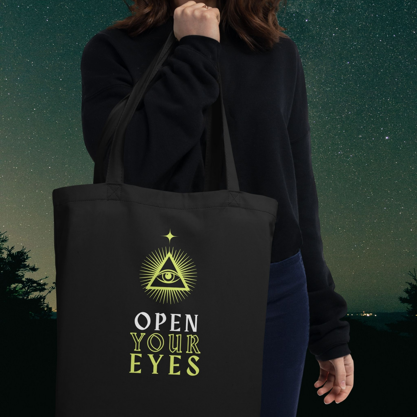 "Open Your Eyes" Eco Tote Bag