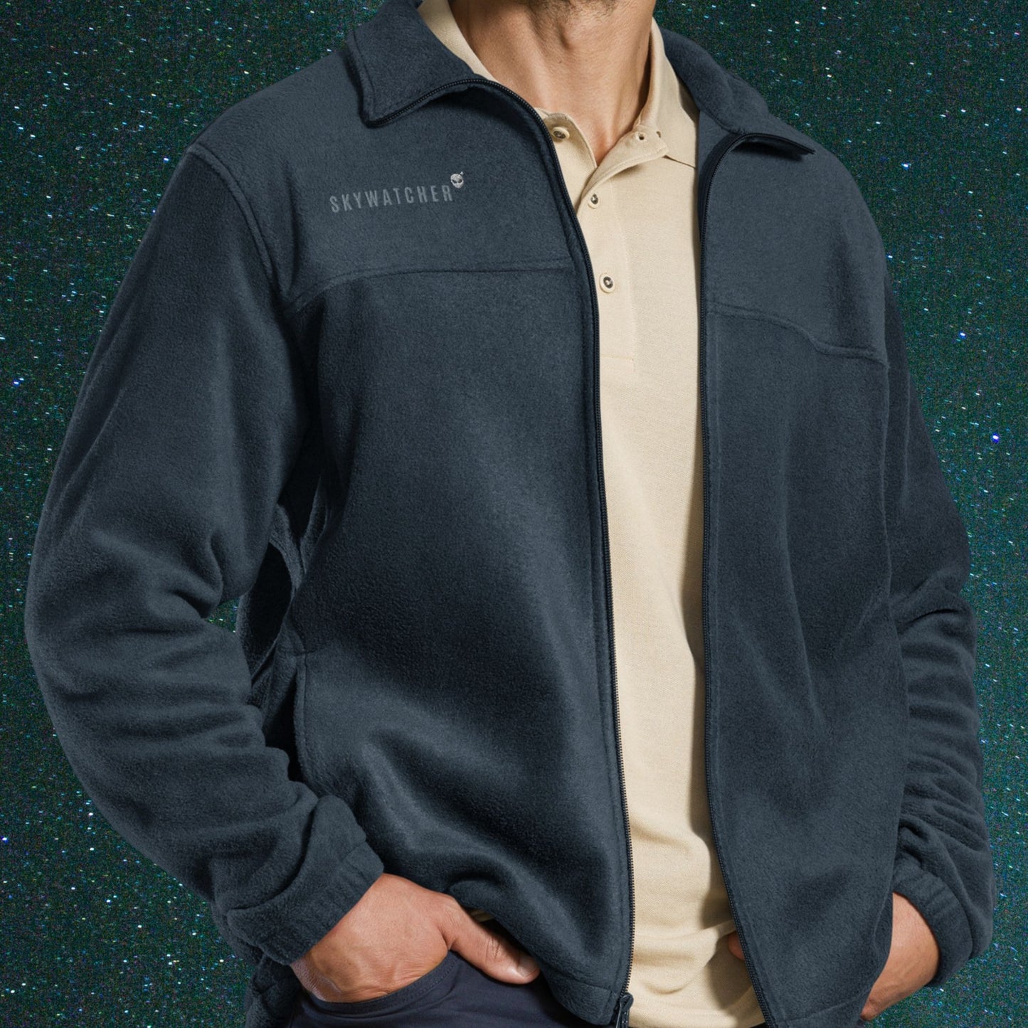 Navy Fleece Skywatcher Jacket
