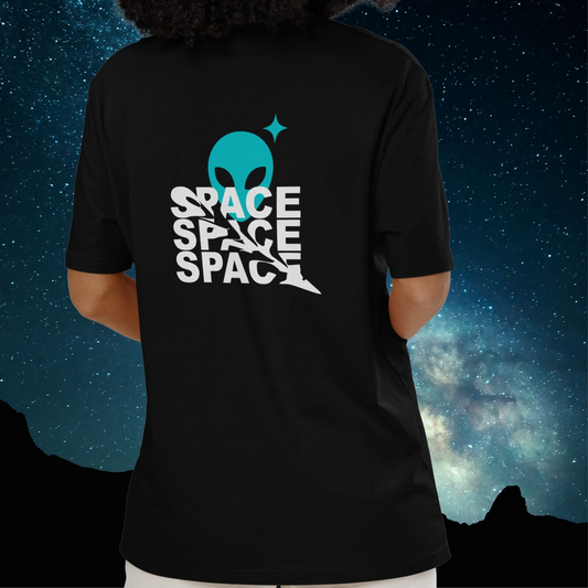 Alienhead Space Peek T-Shirt | Organic Cotton